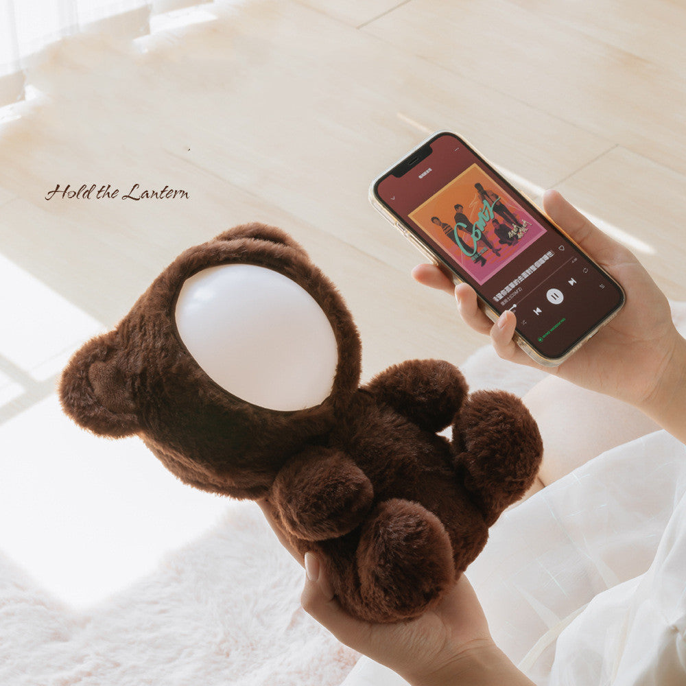 Plush Rabbit Teddy Light with Bluetooth Audio