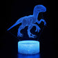 Dinosaur LED 3D light