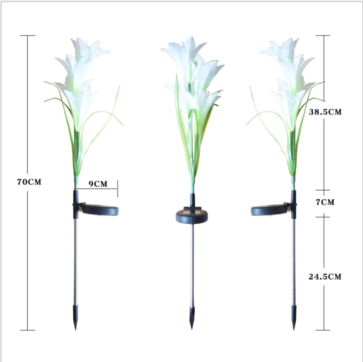 Solar Flower 7 LED Lights