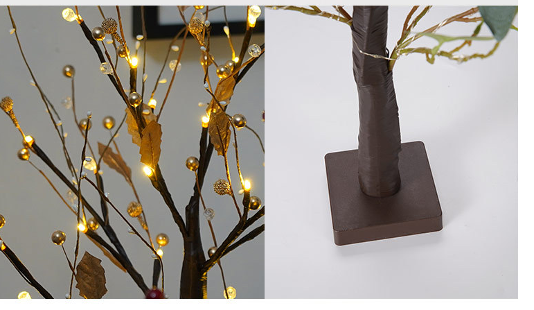 Gold Luminous LED Tree