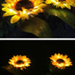 Solar Sunflower Lamps (Set of 4)