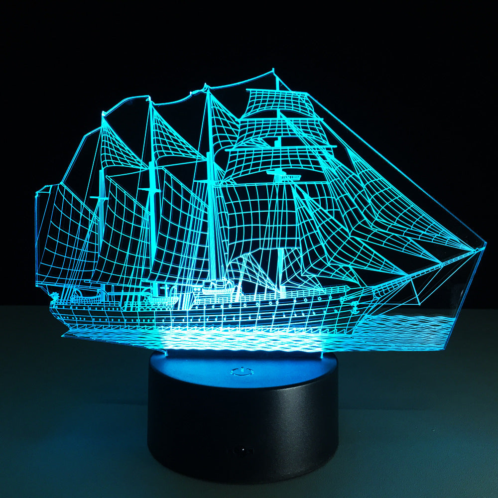 Sail Boat 3D light