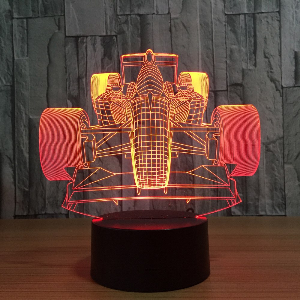 Formula Racing Car Multi-Colour 3D light