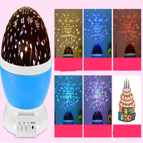 Rotating Starry Night LED Projector Light USB