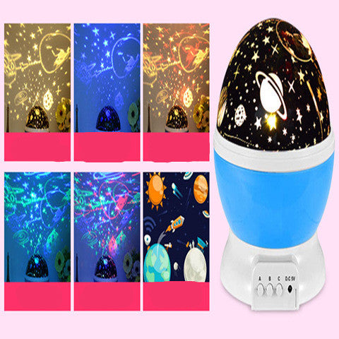 Rotating Starry Night LED Projector Light USB