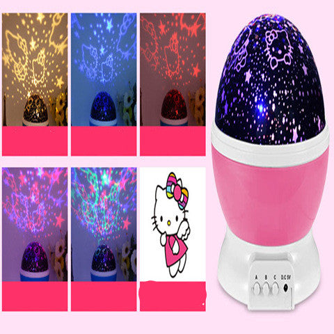 Rotating Starry Night LED Projector Light USB