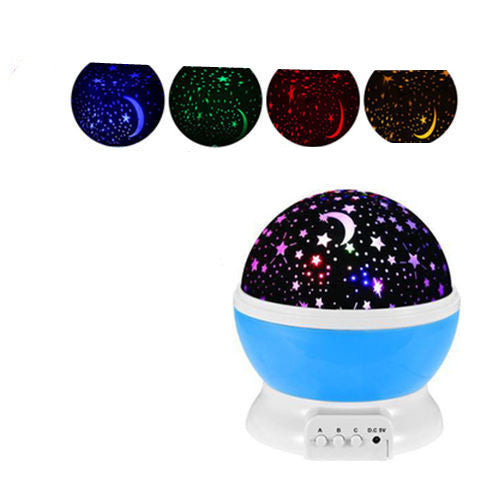 Rotating Starry Night LED Projector Light USB