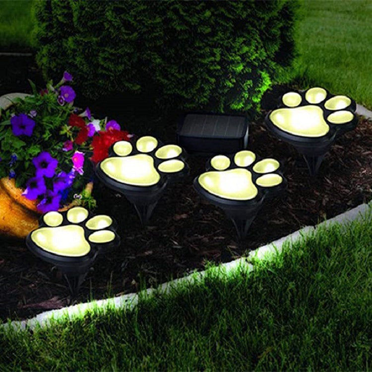 Solar Paw Print LED (Set of 4)