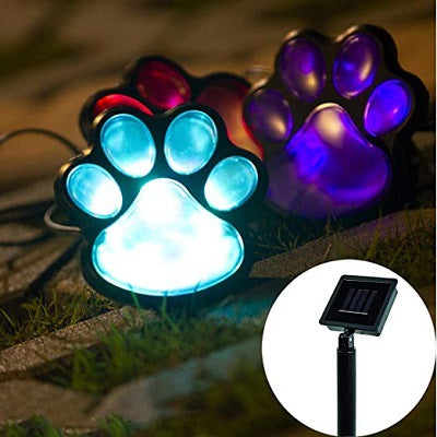 Solar Paw Print LED (Set of 4)