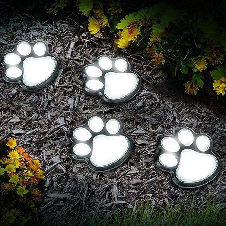 Solar Paw Print LED (Set of 4)