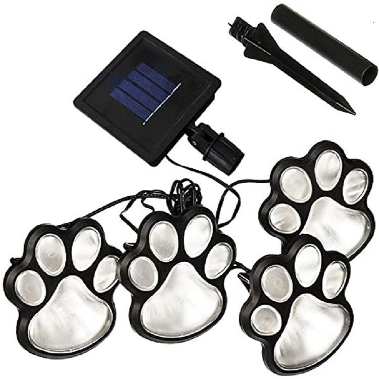 Solar Paw Print LED (Set of 4)