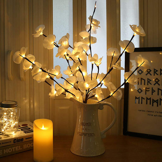 White Butterfly Tree LED Light