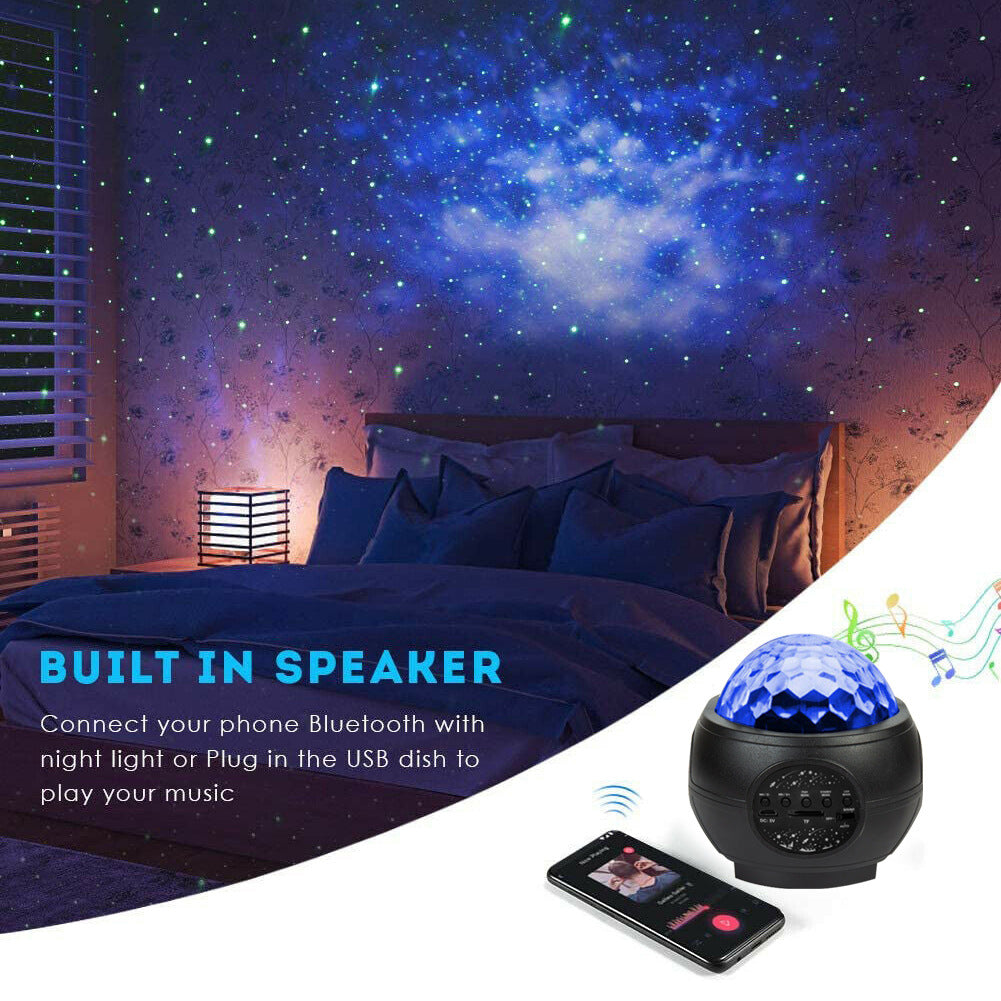 Ocean Wave Bluetooth Music Projection Light