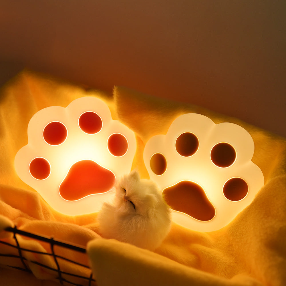 Cute Cat Paw Silicone Light