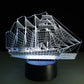 Sail Boat 3D light