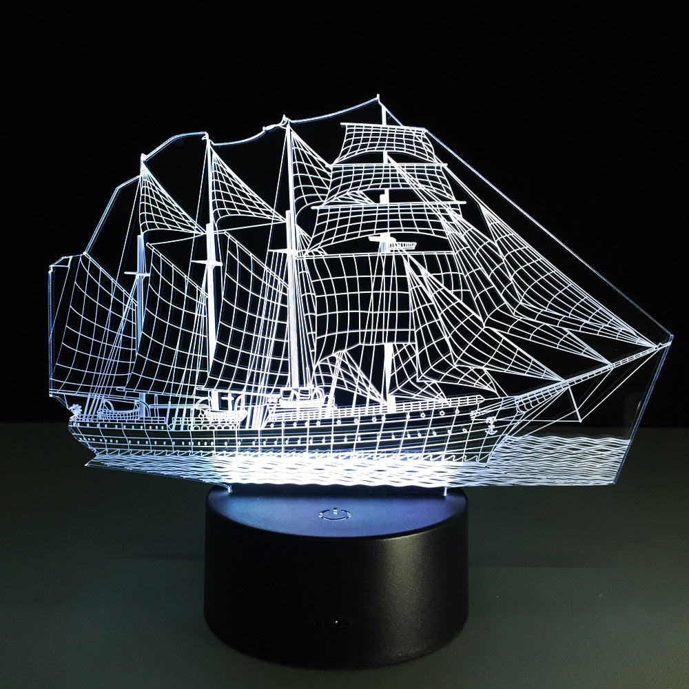 Sail Boat 3D light