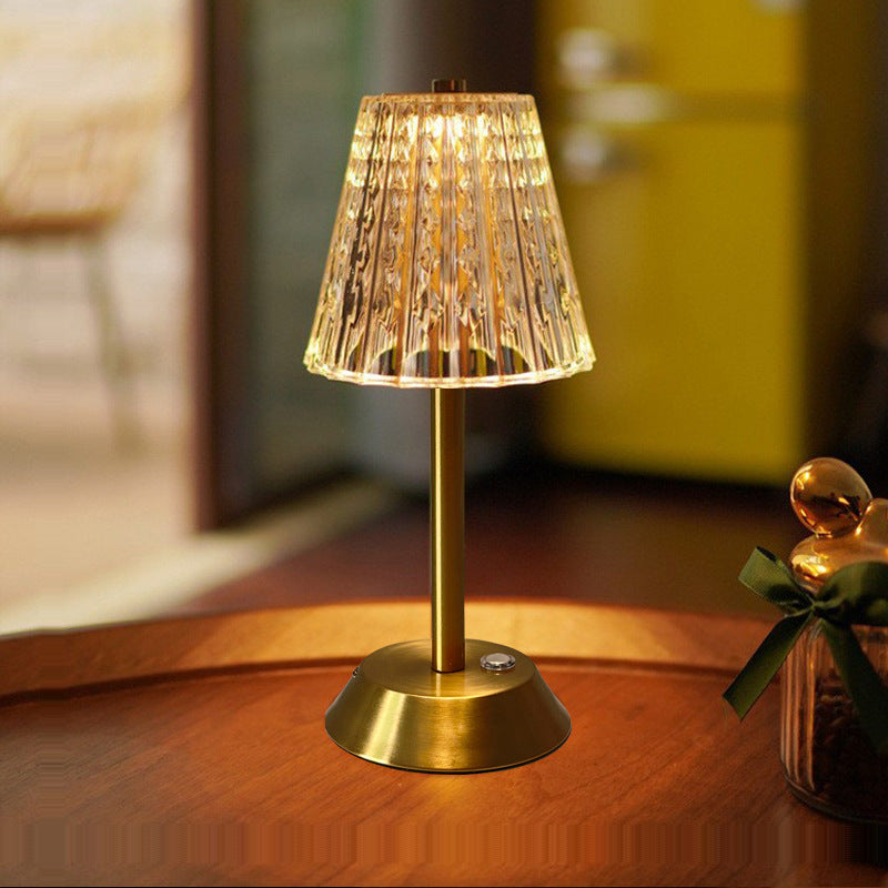 Crystal and Elegant USB Powered  Desk Lamp