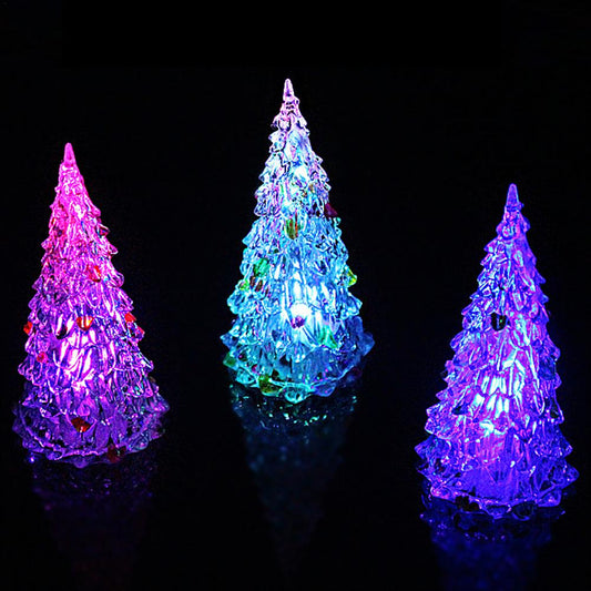 Crystal Effect Tone Changing LED Tree Light