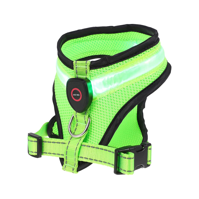 LED Rechargeable Pet Dog Harness