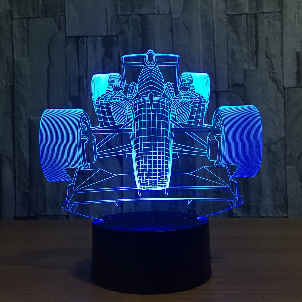 Formula Racing Car Multi-Colour 3D light