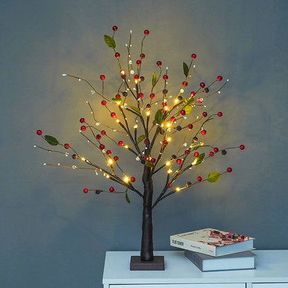 Red Luminous LED Tree