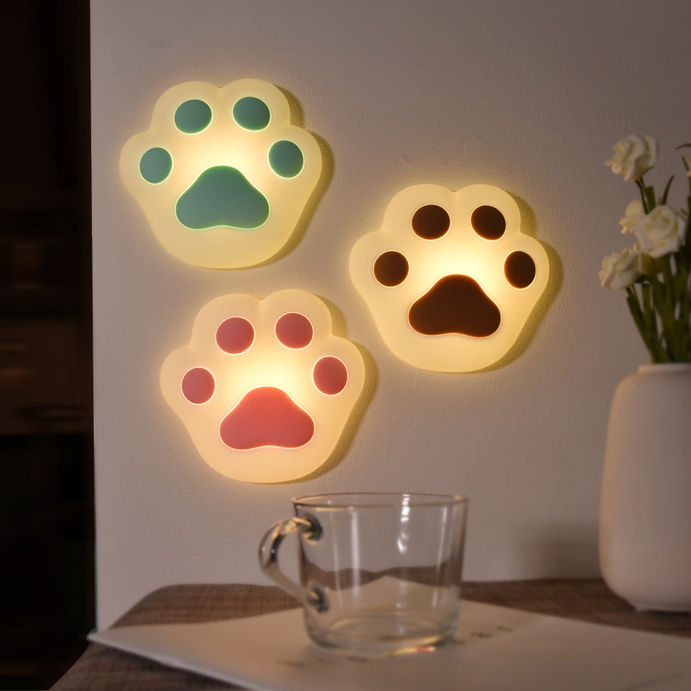 Cute Cat Paw Silicone Light