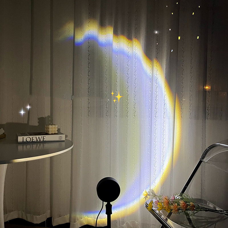 Crescent Moon LED Projection Light