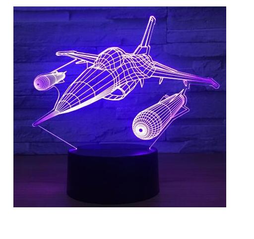 Air Plane 3D Illusion Light