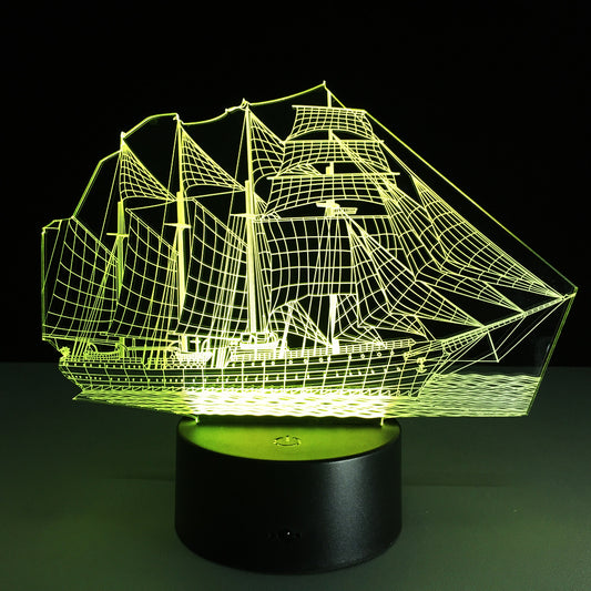 Sail Boat 3D light