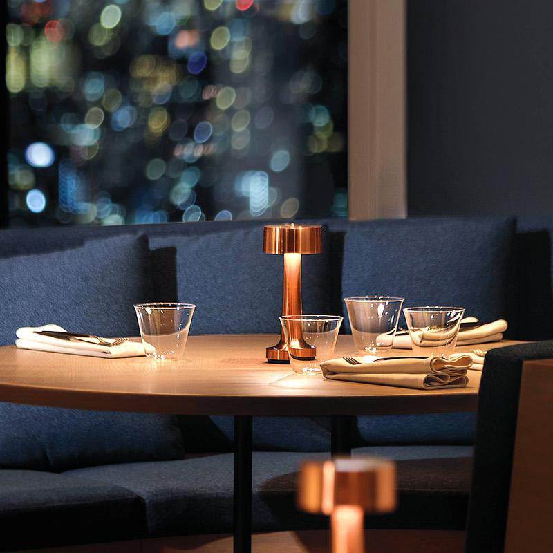 Sleek Table Light with Warm Light