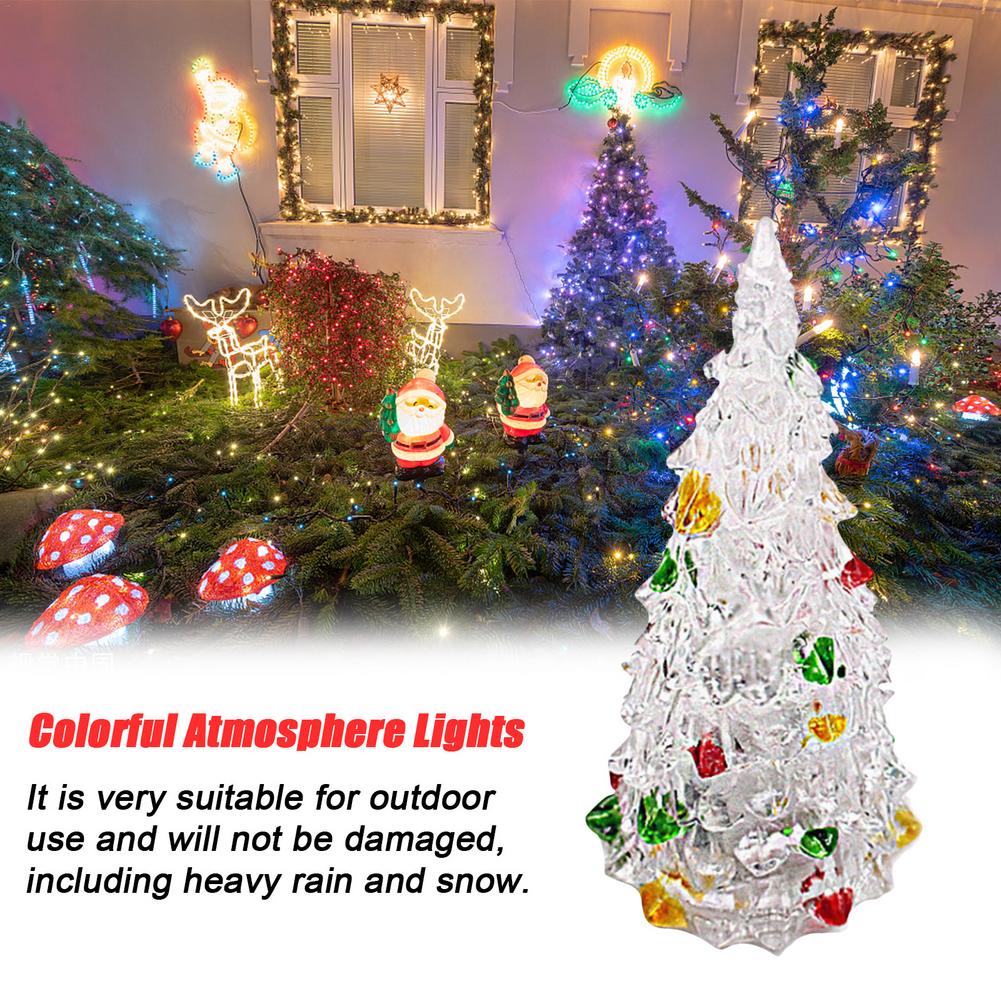 Crystal Effect Tone Changing LED Tree Light