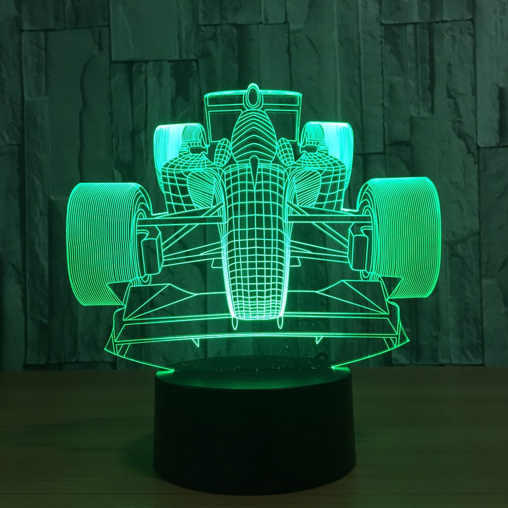 Formula Racing Car Multi-Colour 3D light