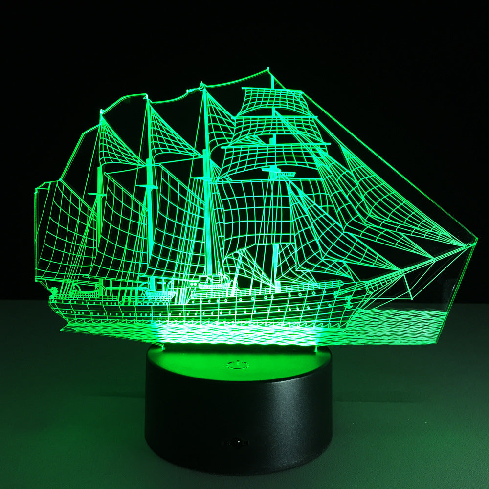 Sail Boat 3D light