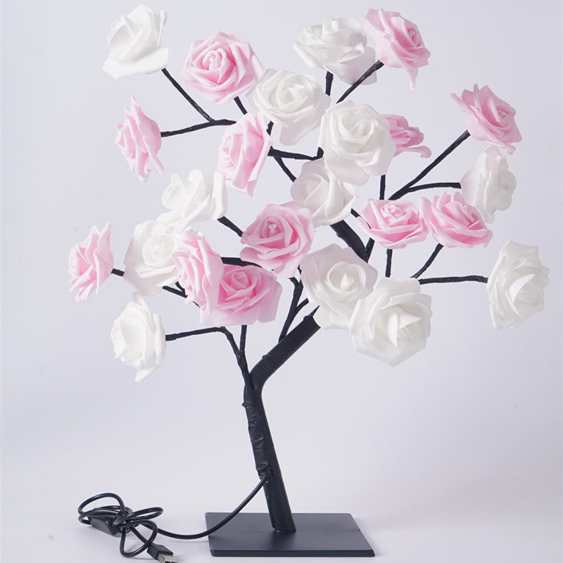 Rose Tree Fibre Optic Light