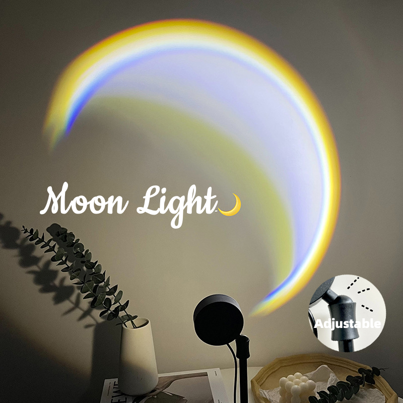 Crescent Moon LED Projection Light