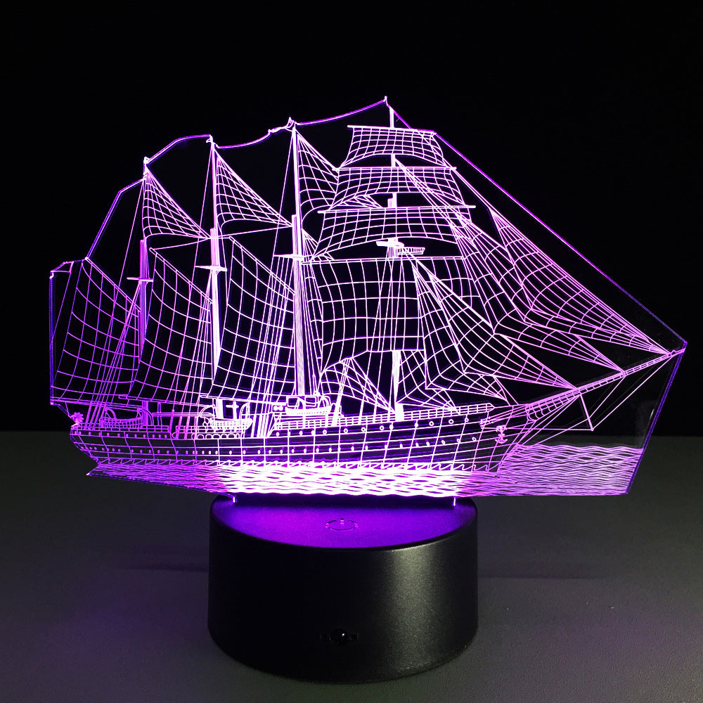 Sail Boat 3D light