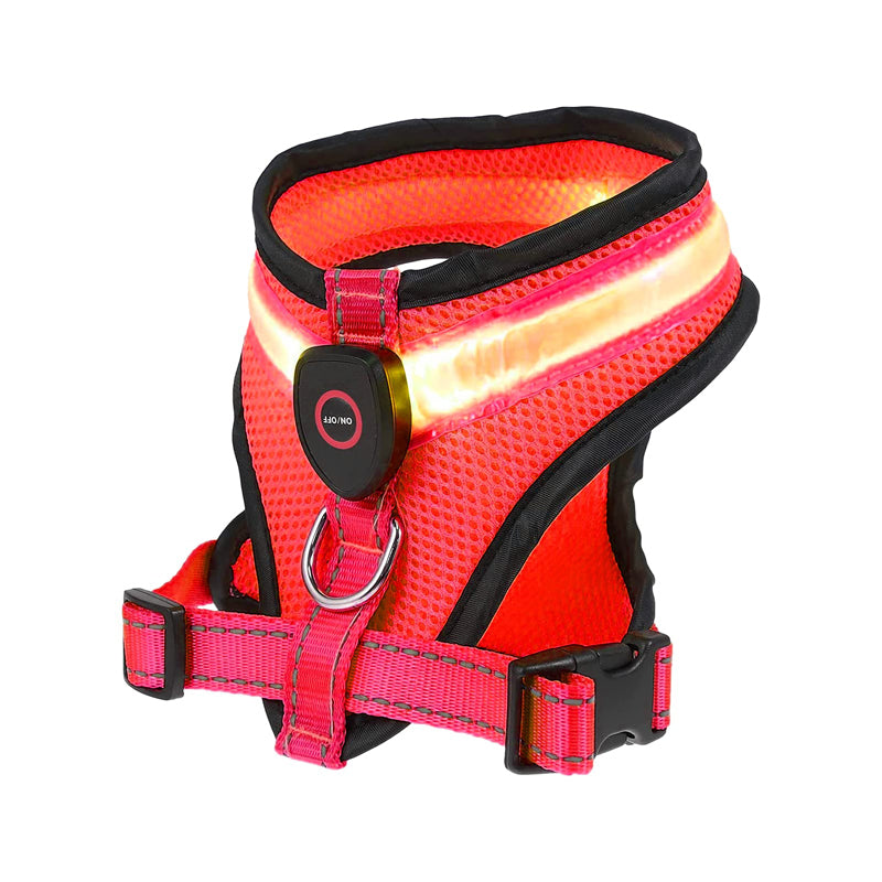 LED Rechargeable Pet Dog Harness