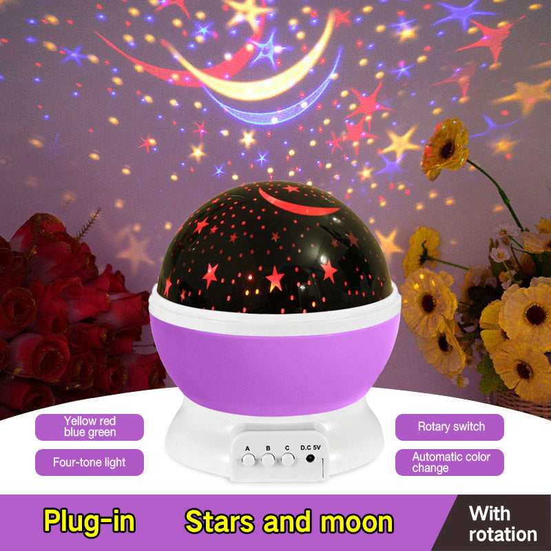 Rotating Starry Night LED Projector Light USB