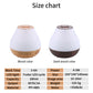 Dark Wood Grain Ultrasonic Bluetooth 7 Color Air Diffuser