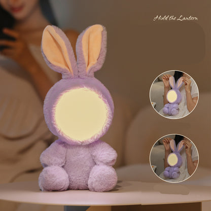 Plush Rabbit Teddy Light with Bluetooth Audio