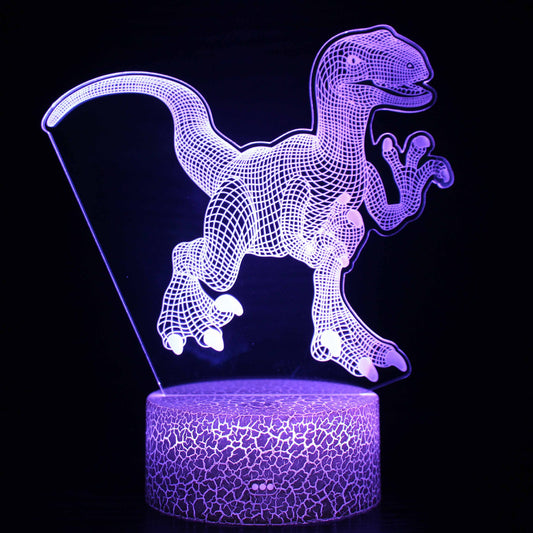 Dinosaur LED 3D light