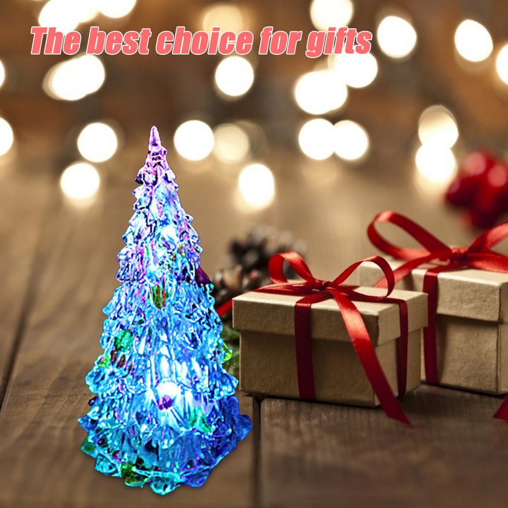 Crystal Effect Tone Changing LED Tree Light