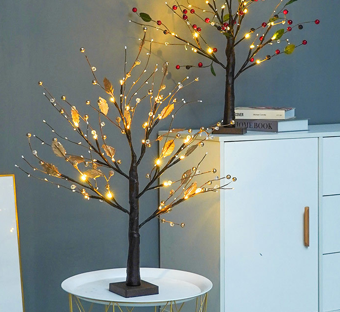 Gold Luminous LED Tree