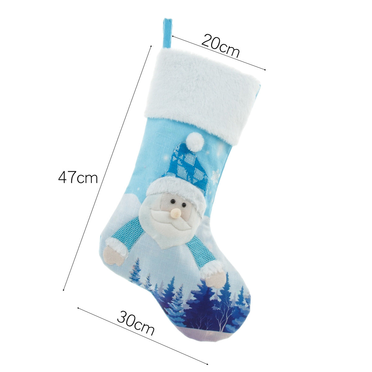 Plush Luminous Christmas Socks